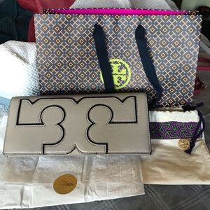 Authentic Tory Burch Clutch